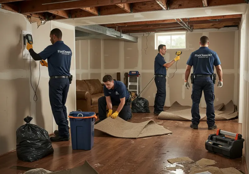 Flood DamageMaterial Assessment and Debris Removal process in Sans Souci, SC